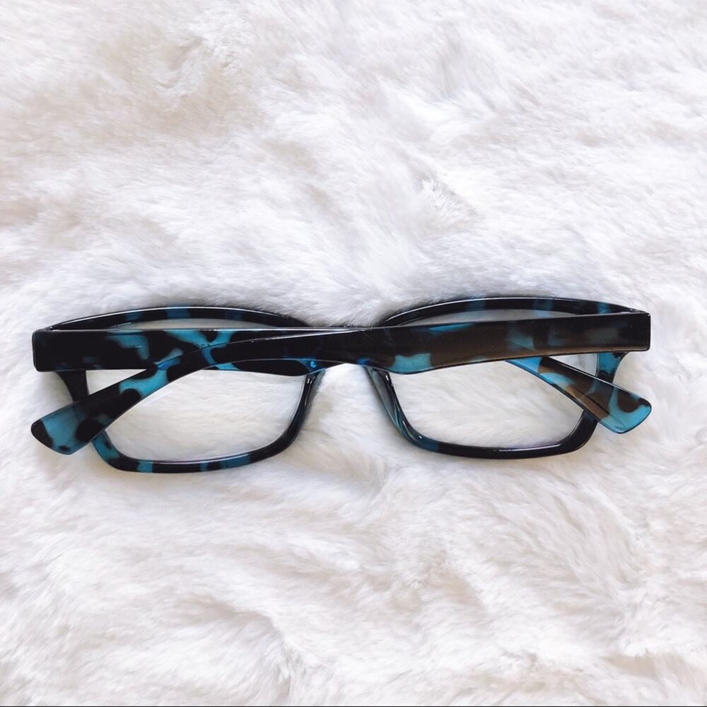 Ashley Blue Pattern Reader Blue Light Glasses - Picture 11 of 11